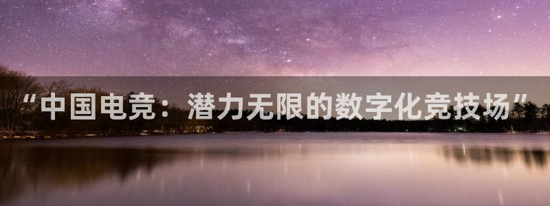 完美电竞平台官网：“中国电竞：潜力无限的数字化竞技场”