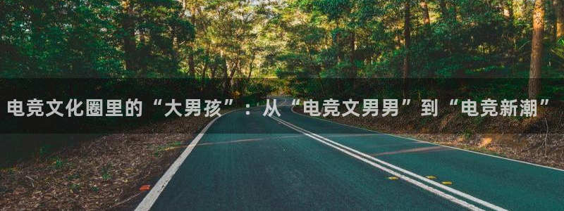 完美电竞平台下载：电竞文化圈里的“大男孩”：从“电竞文男男”到“电竞新潮”